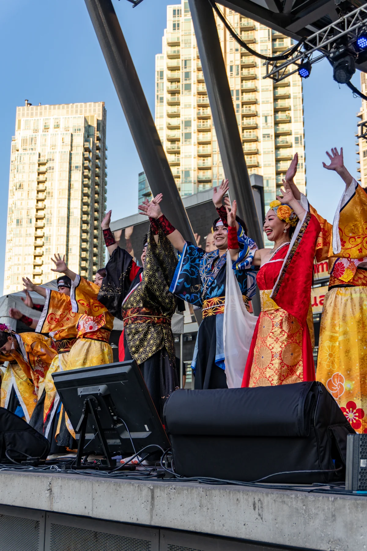 ENTORANCE102 Yosakoi dancers performing at Japan Festival CANADA